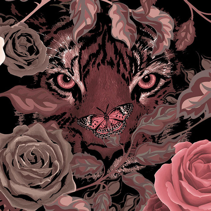 Bengal Rose Garden in Dusky Pink | Wall Art Print