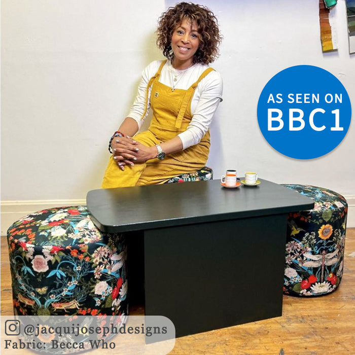 BBC1 Money For Nothing, Jacqui Joseph with Designer Fabric by Becca Who