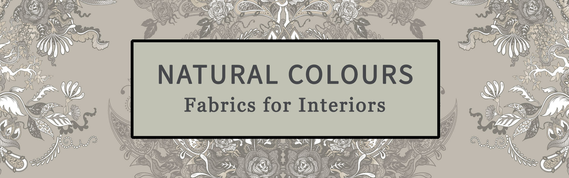 Natural Colours Fabric for Interiors, Upholstery, Curtains & Soft Furnishings by Designer, Becca Who