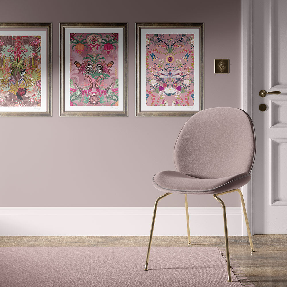 Pink Wall Art Prints Home Decor Gallery Wall by Designer, Becca Who