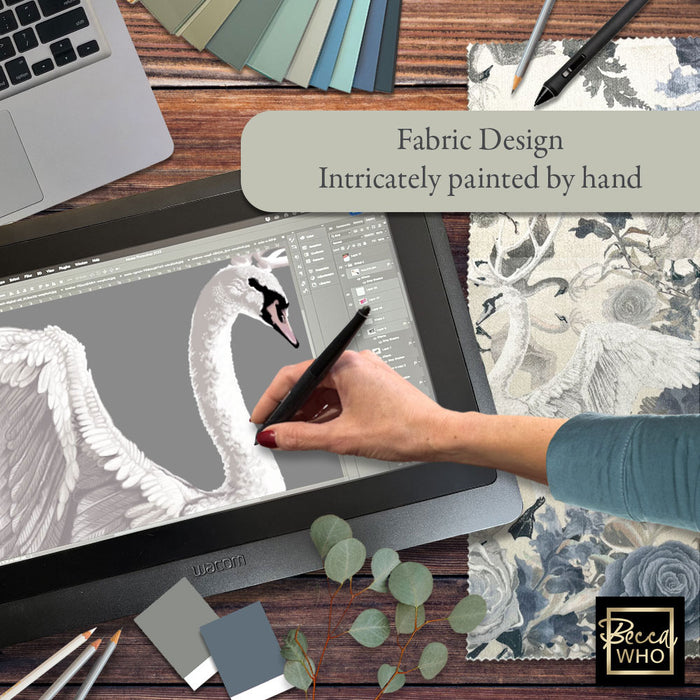 Designer Furnishing Fabric for Interiors Design Process by Becca Who