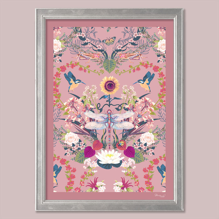 Garden Treasures in Pink | Wall Art Print