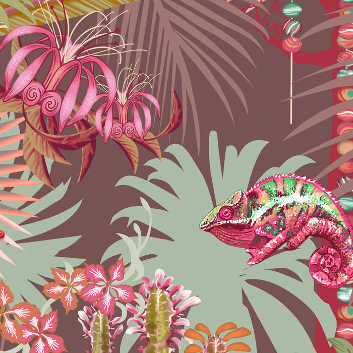 Treetop Tango in Pink | Wall Art Print