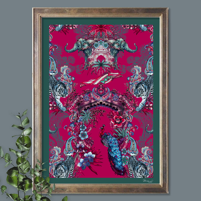 Magic Of India in Lotus Pink | Art Print