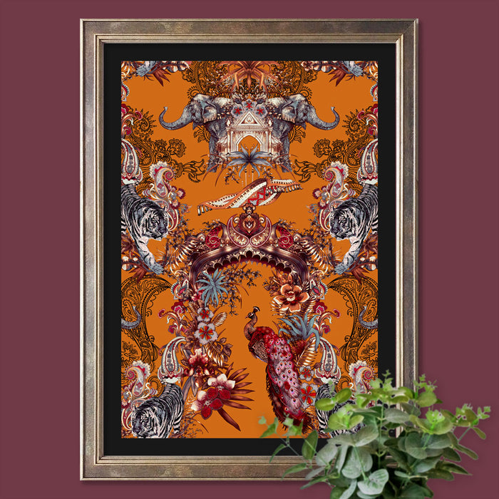 Magic Of India in Turmeric | Art Print