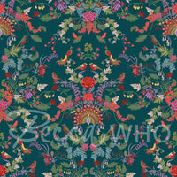 Aviana Wallpaper in Teal Gala by Becca Who
