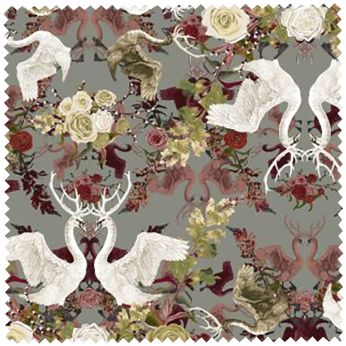 Swan Song in Enchanting | FR | 3.5 Metres Velvet Fabric