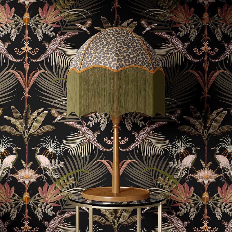 Feature Wallpaper to create a bold feature in an interior living space by Designer, Becca Who