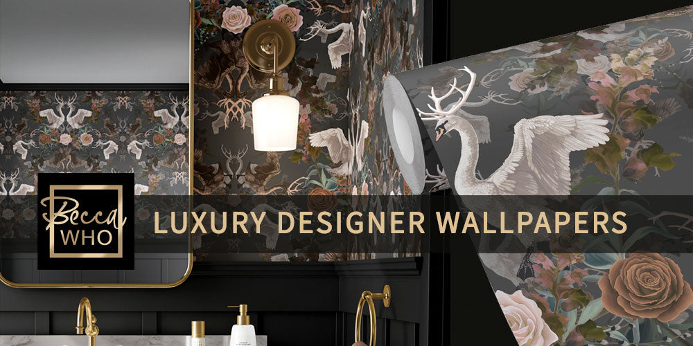 Luxury Designer Wallpapers for Bold Maximalist Interiors by Becca Who