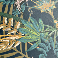 Bold Luxury Wallpaper in Blue by Designer Becca Who