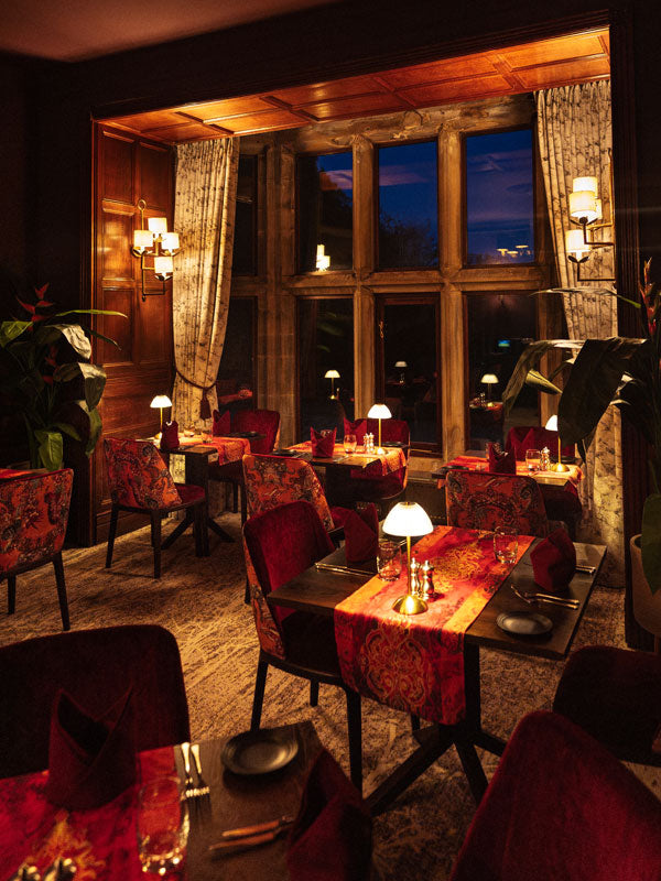 Becca Who Designer Fabric in Luxury Hotel Interior Scheme