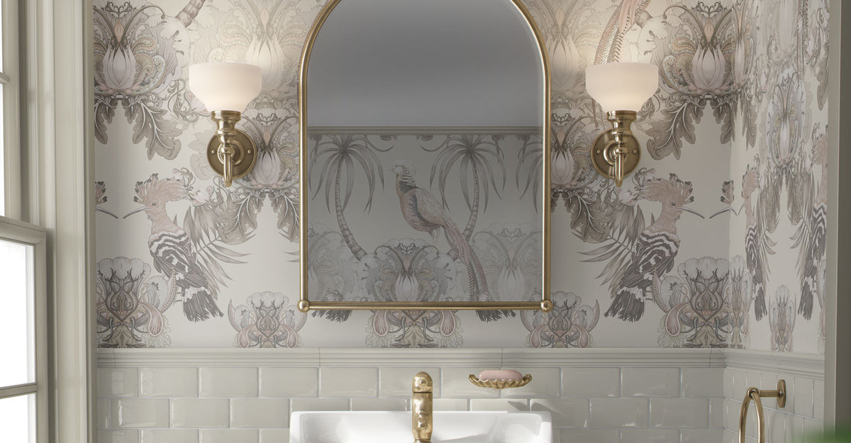 Bird Wallpaper is an elegant statement on the wall by Designer, Becca Who