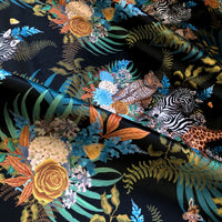 Statement Animals Print Fabric for Interiors by British Designer, Becca Who