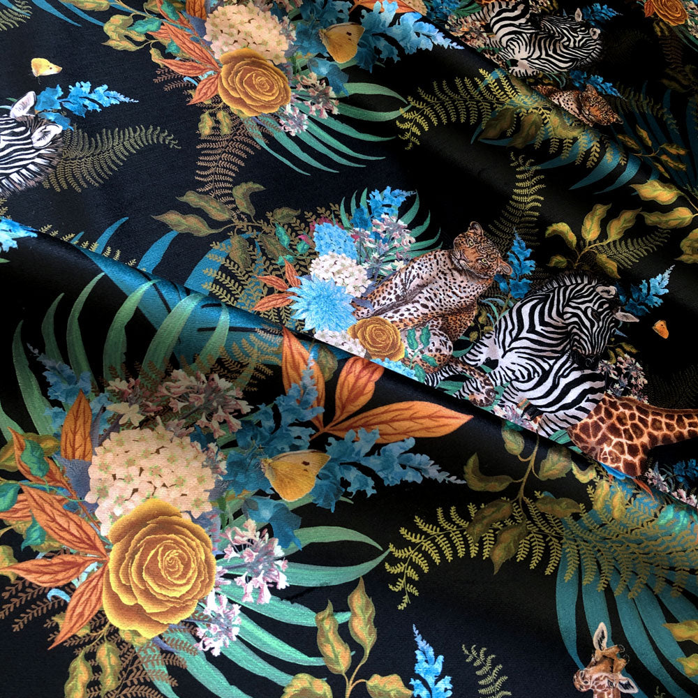Opulent Furnishing Fabric with Artwork from Becca Who