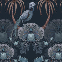 Blue Bold Statement Luxury Wallpaper UK Designer Decor by Becca Who