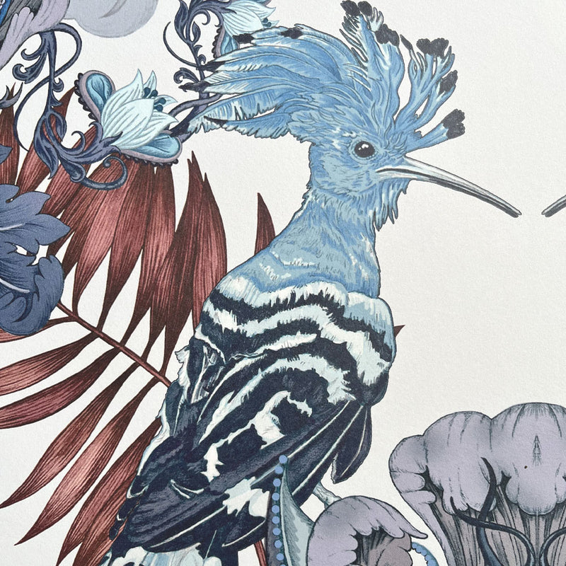 Luxury Designer Wallpaper with Birds by Becca Who