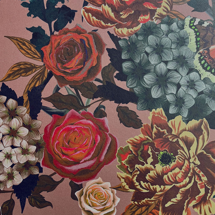 Flowerbed in Clara | Wallpaper Sample