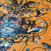 Bold Warm Yellow Feature Wallpaper by Designer, Becca Who