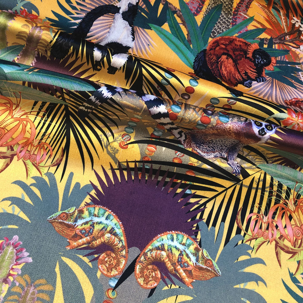 Designer Velvet Furnishing Fabric for Bold, Colourful Interiors