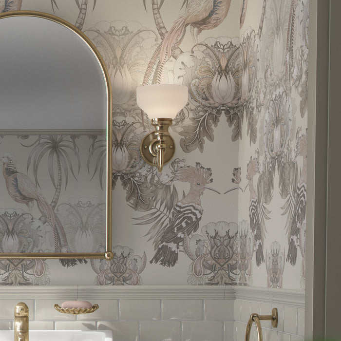 Ivory Statement Luxury Wallpaper by Designer, Becca Who