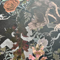 Luxury Patterned Wallpaper with Swans by Designer, Becca Who