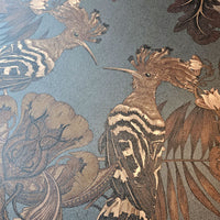 Dark Patterned Luxury Designer Wallpaper in Brown & Charcoal