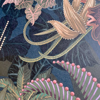 Blue African Animals Wallpaper by Designer, Becca Who