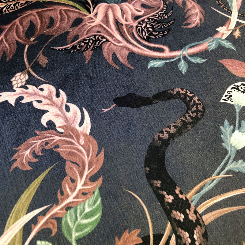 Detail of Snake from Designer, Becca Who, Fabric for Interiors