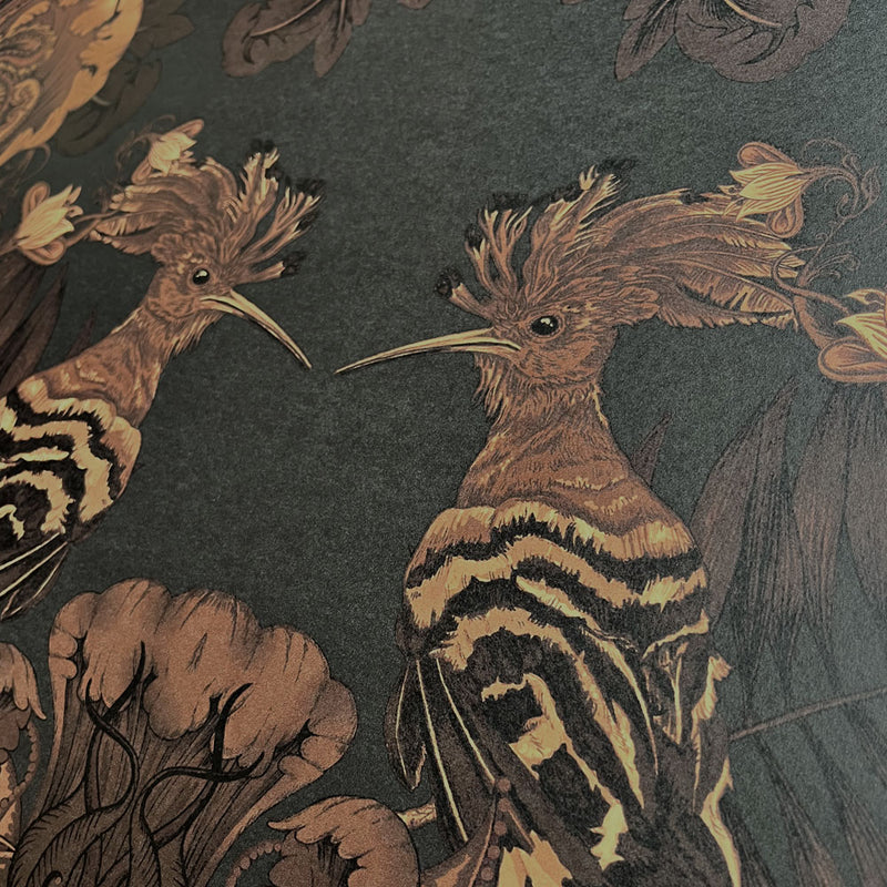 Very Dark Wallpaper for Luxury Interiors by UK Designer, Becca Who