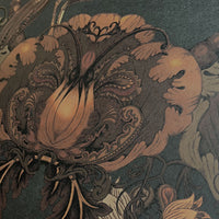 Rich Dark Statement Wallpaper for Luxury Interiors by UK Designer, Becca Who