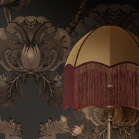 Dark Decor Patterned Wallpaper by British Designer Becca Who