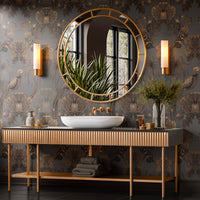 Dark Statement Luxury Wallpaper for Home & Commercial spaces by Designer, Becca Who