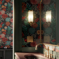 Dark Floral Luxury Wallpaper by Designer, Becca Who