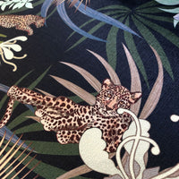 Leopard Luxe in Navy & Gold | Designer Velvet Fabric