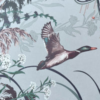 Pale Blue River Themed Wallpaper for Country Inspired Interiors by Designer, Becca Who