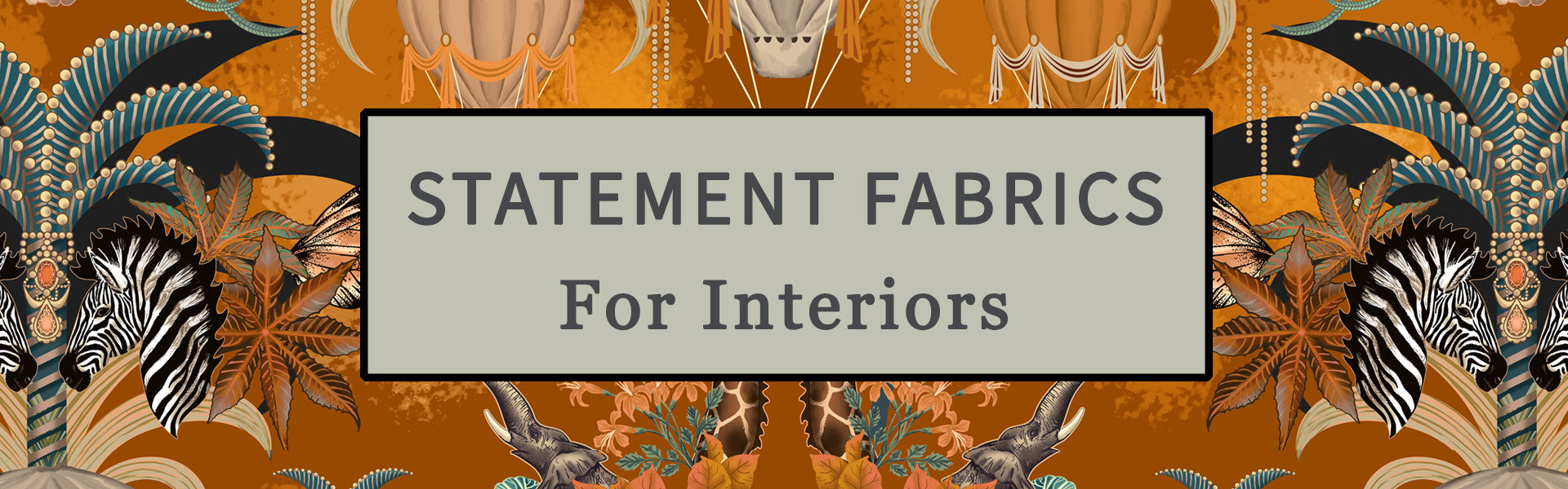 Statement Designer Fabrics for Interiors, Upholstery, Curtains and Soft Furnishings by Becca Who