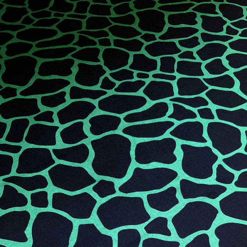 Giraffe Print Patterned Velvet Fabric for Upholstery and Soft Furnishing by Becca Who
