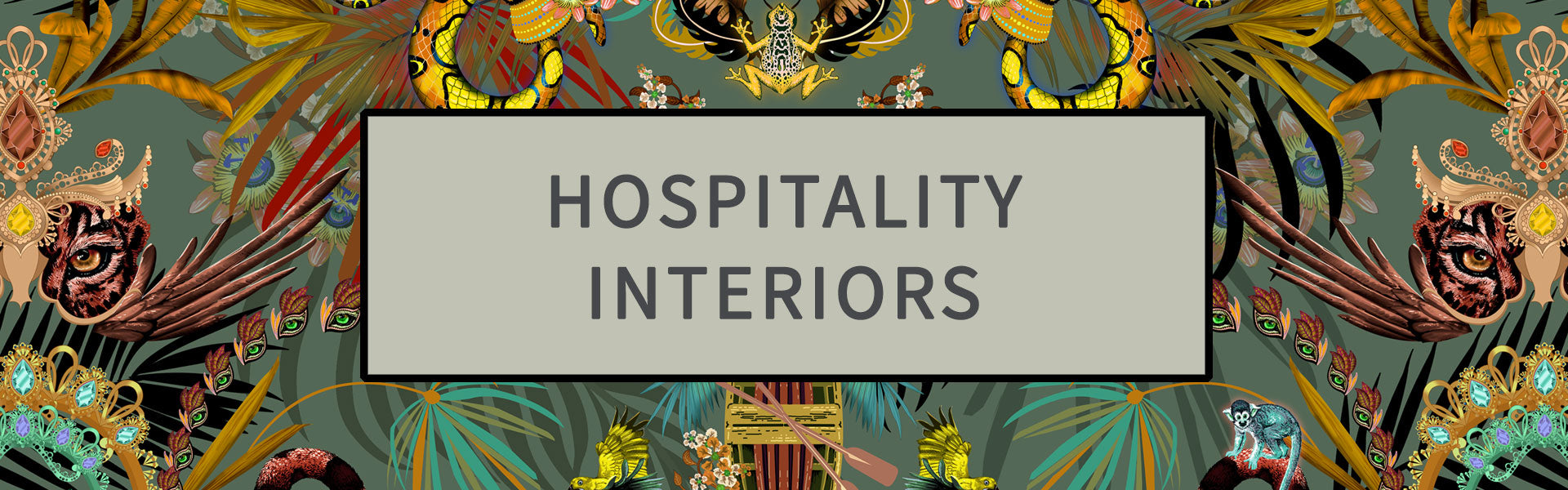Hospitality Interiors Fabrics & Wallpapers for Commercial Hotels Restaurants by UK Designer Becca Who