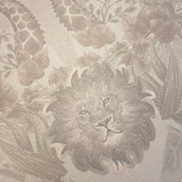 Elegant Pale Luxury Designer Wallpaper with African Animals by Becca Who