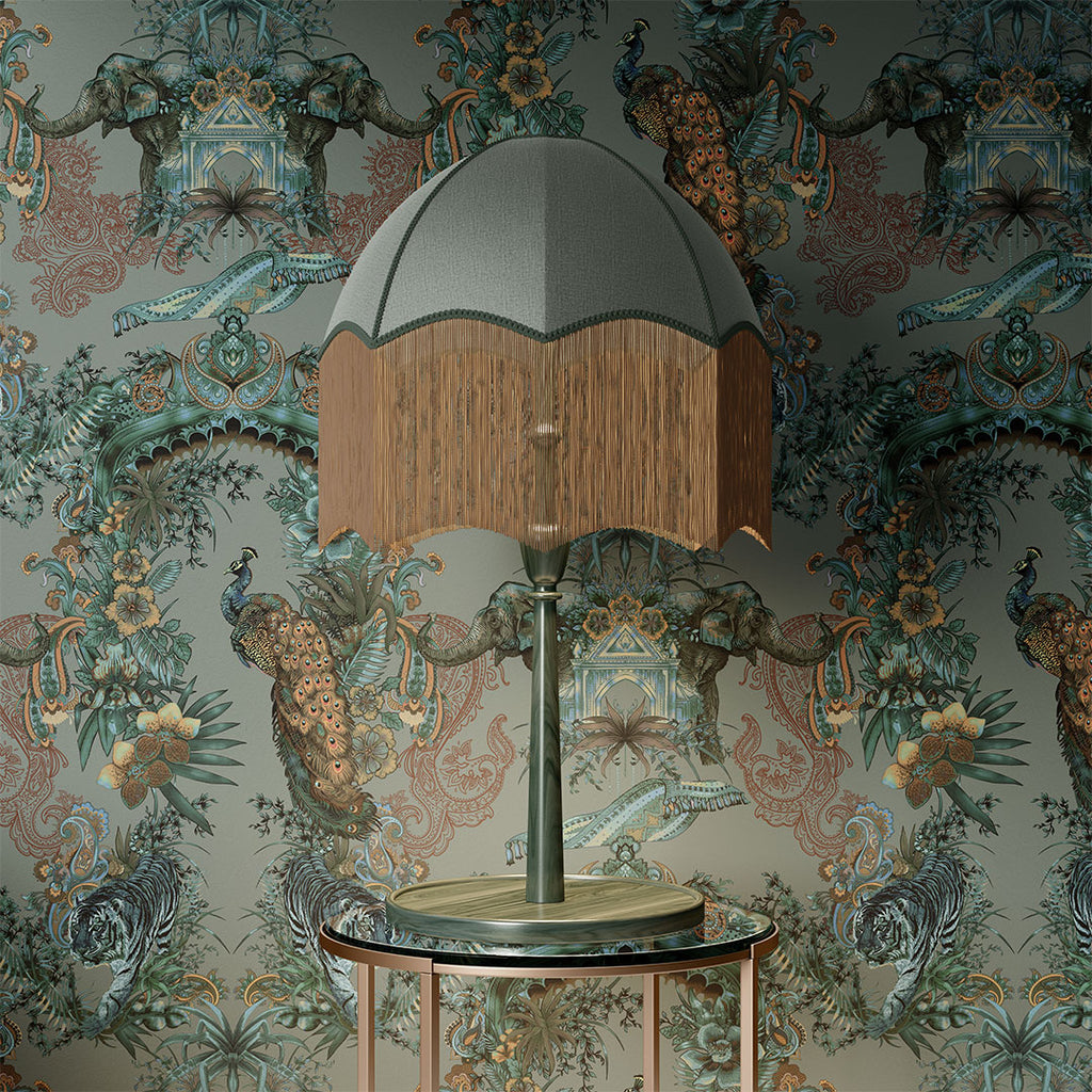 Magic Of India in Jade | Luxury Designer Wallpaper – Becca Who
