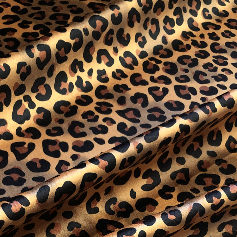 Leopard Print Velvet Furnishing Fabric for Upholstery, Curtains & Interiors