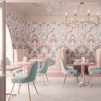 Pink Luxury Wallpaper for Commercial Interiors Cafe Restaurant Decor