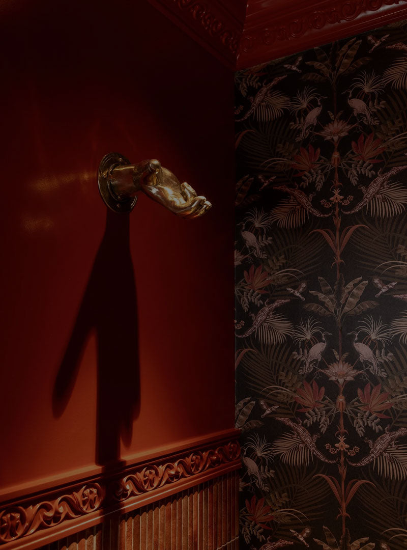 Luxury Hospitality Interior Design with Wallpaper by Designer Becca Who