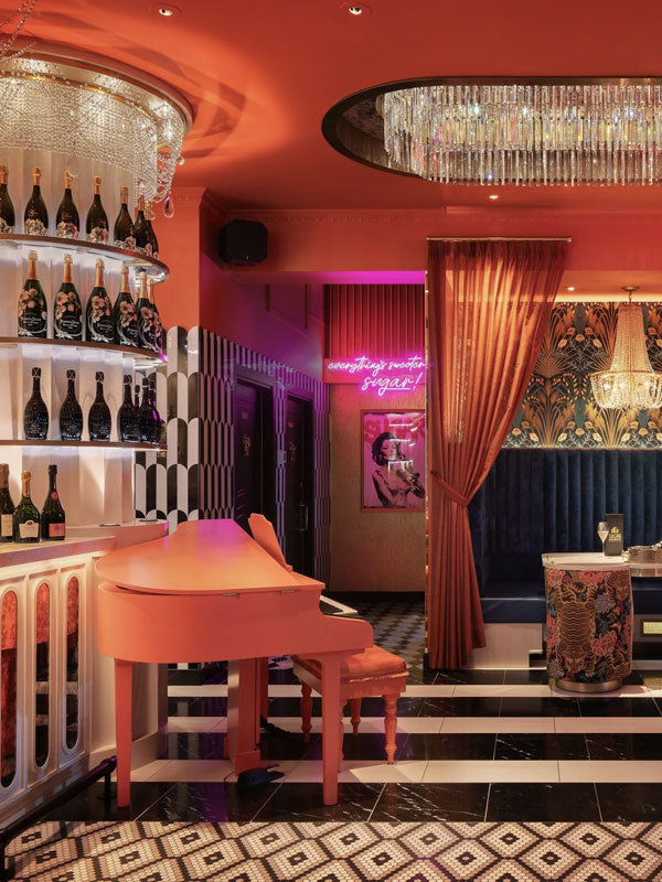 Interior Design at Sugar Champagne Bar, Sarasota, FL