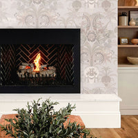 Light Luxury Living Room Wallpaper with African Animals Pattern by Becca Who