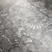 Eden in Stone Natural | Patterned Velvet Fabric
