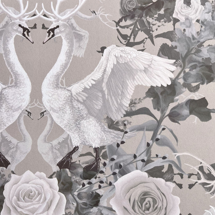 Swan Song in Taffeta | Wallpaper Sample