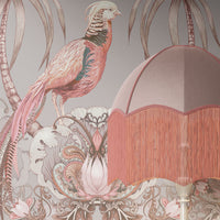 Pink Feature Wallpaper by UK Designer, Becca Who