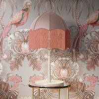 Pink Statement Feature Wallpaper by UK Designer, Becca Who