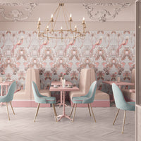 Pink Designer Wallpaper for Commercial Interiors Cafe Restaurant Decor